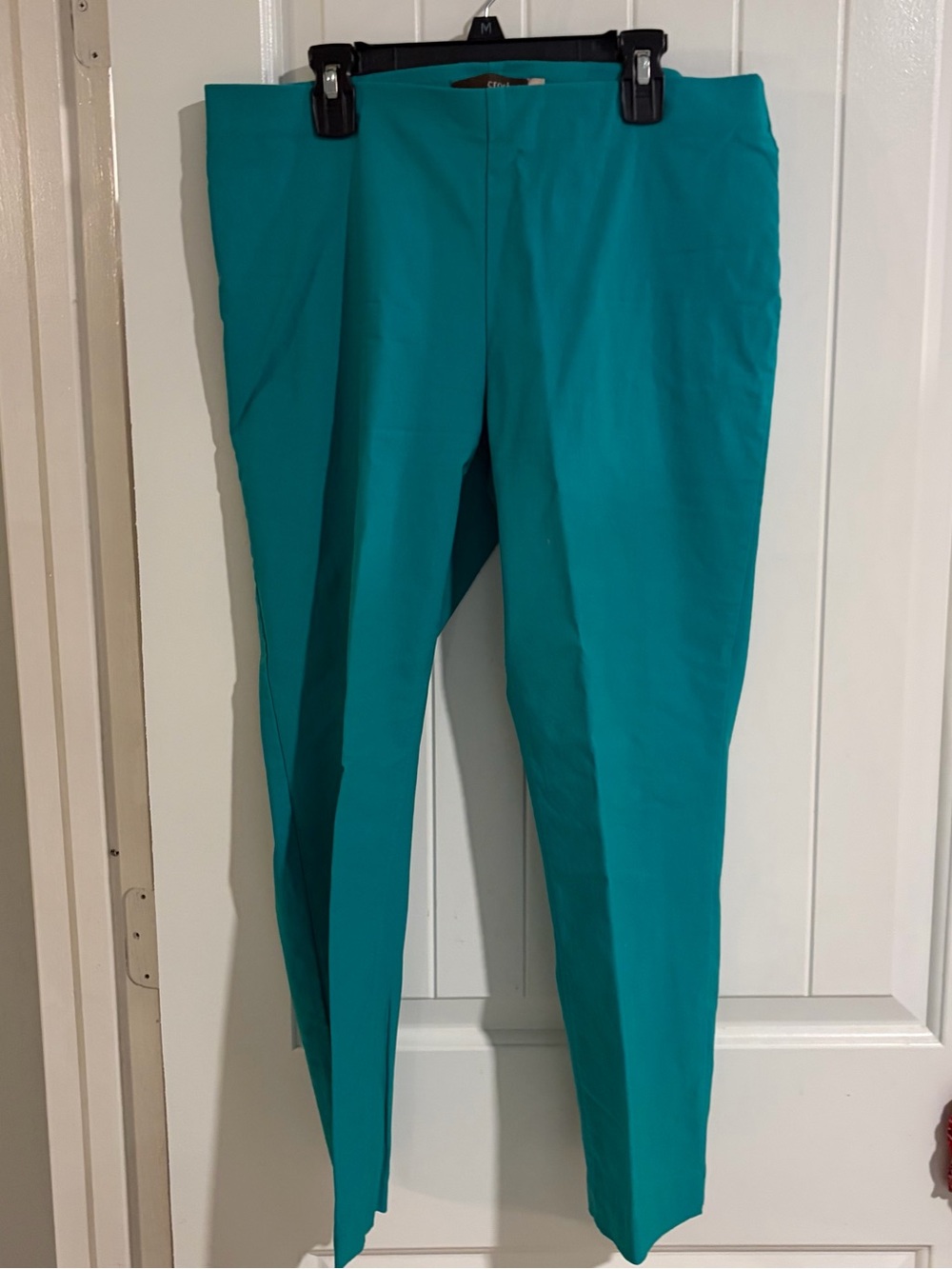 crosby. Teal Ankle Pants - Slim Cropped